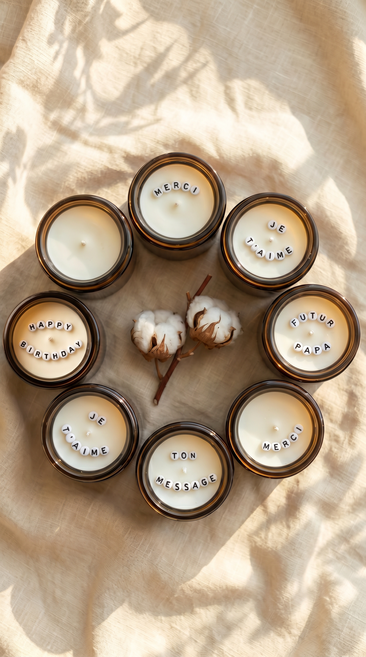 Les Essentiels – Bougies Cadeau Original avec Message Caché | LaMesh